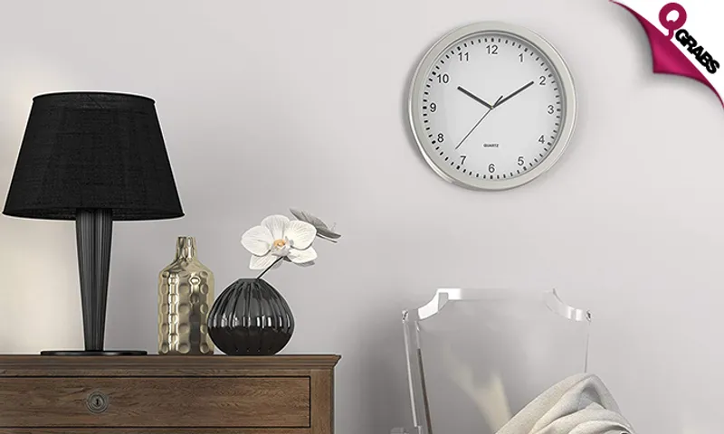 Wall Clock with Hidden Storage!